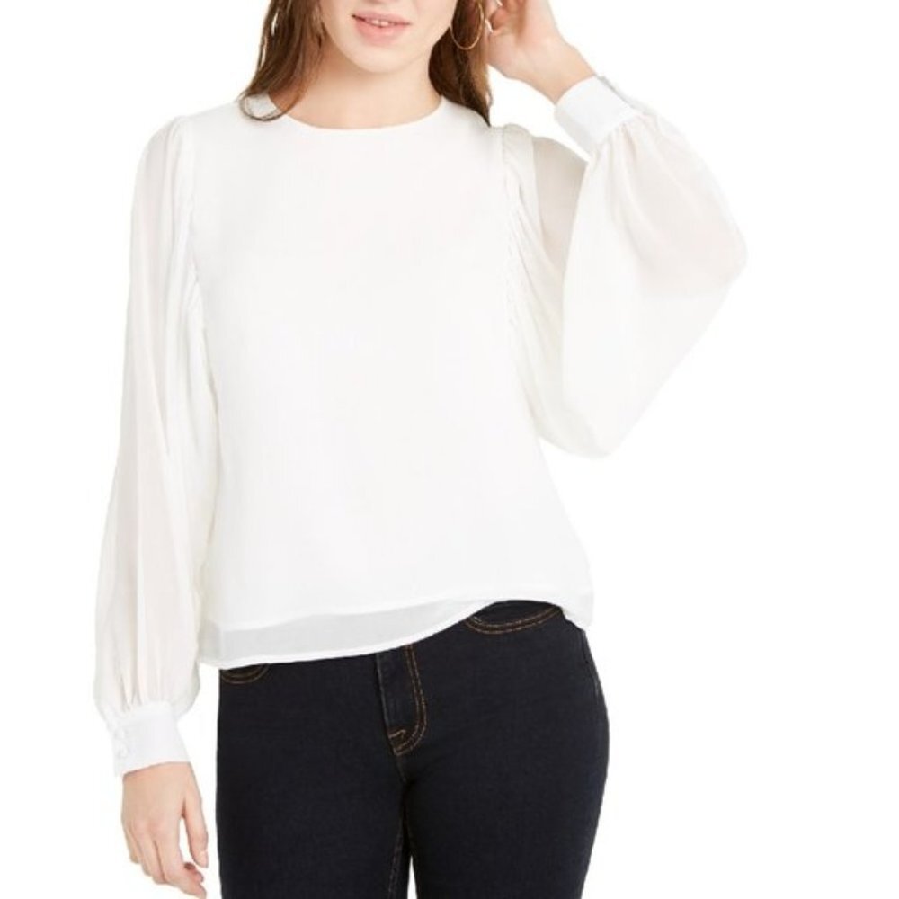 🎁 Q & A Volume Sleeve Blouse